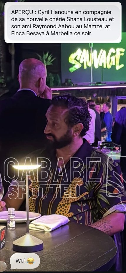 Larediffsnap's tweet photo. 🚨 HANOUNA SE TAPE SA CHRONIQUEUSE SHANA 💀🔥
Spotted hier soir à Marbella : mains baladeuses, collés comme des ados ! Tiphaine dégagée ?
Le full leak + photos exclusives dans mon Telegram EN BIO.
Rejoins VITE !!
#Hanouna #ShanaLousteau #Marbella #TPMP https://t.co/mgsUpJC3xQ