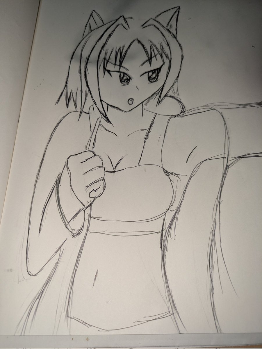 久しぶりにオリキャラ練習
超人レスラー見習いのキャロル
ロードワークに行く…的な

やっぱどこか、可愛さが足りない、う～ん
#イラスト練習