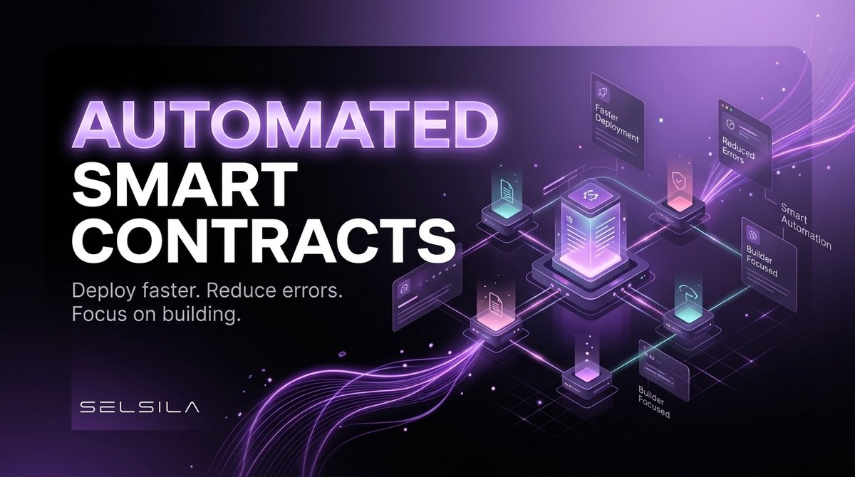 SelsilaWorld's tweet photo. ⚡ Automated Smart Contracts

Launching shouldn’t feel complicated.

On SelsiPad:
✔ Less manual setup
✔ Faster deployment
✔ Reduced human error

💡 Let automation handle the process so you can focus on building.

#Selsila #SelsiPad #SmartContracts #Web3Builder #CryptoLaunch https://t.co/3P6zrg8wrP