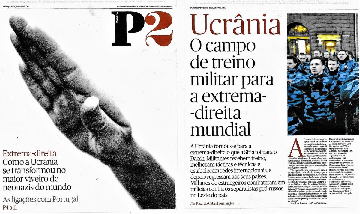 Há poucos anos toda a comunicação social europeia estava preocupada com a quantidade de nazis ucranianos e com a existência de campos de treino nazi. 

Para onde foram esses nazis? Eram tantos.