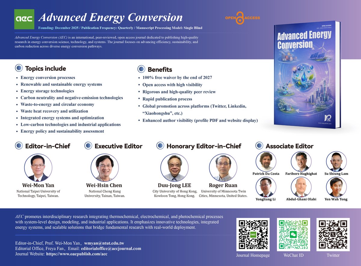 Advanced Energy Conversion (@OAE_AEC) / Posts / X