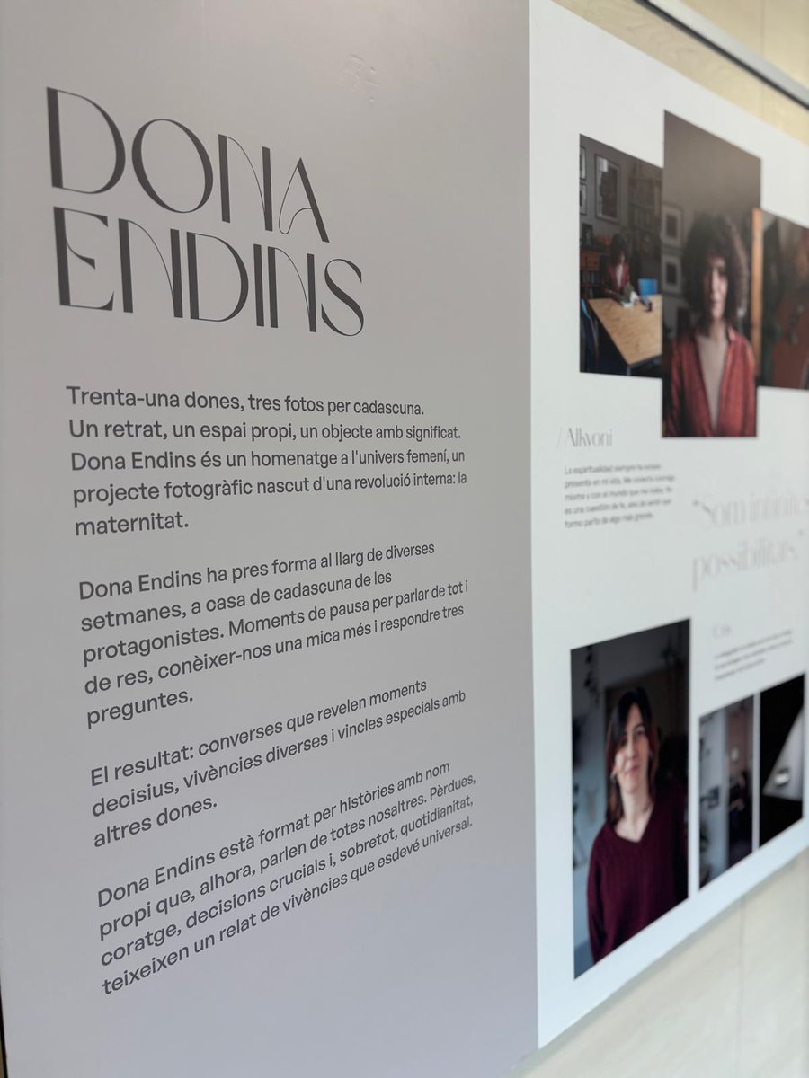 bmanresaab's tweet photo. Fins el 30 de maig en horari de biblioteca podeu visitar l’ #exposició “Dona Endins” de La Cirileta 💜

“Dona Endins és un homenatge a l’univers femení, un projecte fotogràfic nascut d’una revolució interna: la maternitat." 

#somdones #manresa #bibliotequesxbm #bibliotequesBBM https://t.co/41XhjKZdbS
