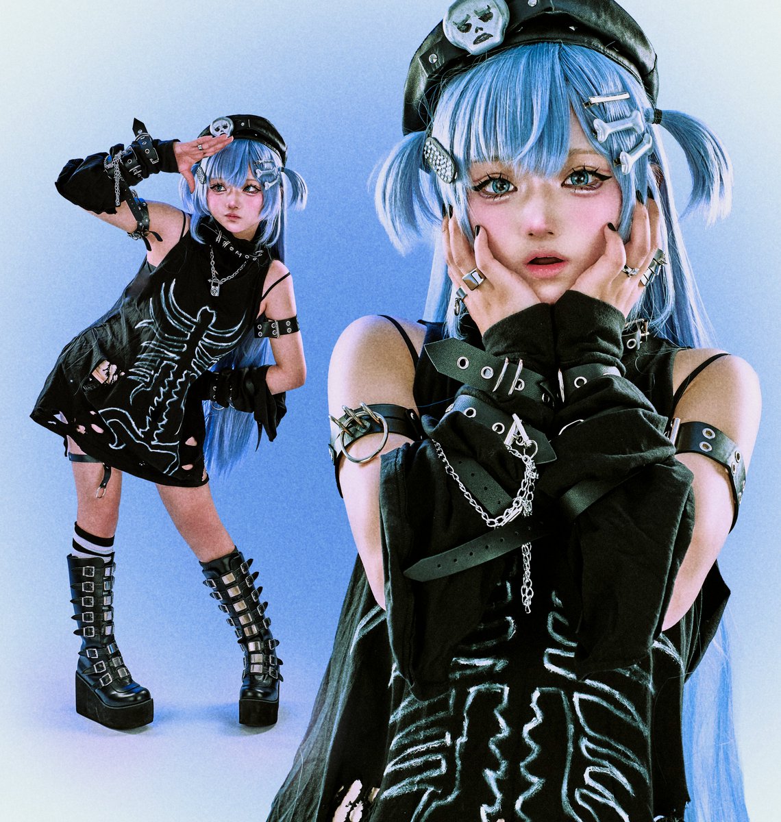 natsuki_foto's tweet photo. くろむｻﾝ❕❔💀⛓️ #cosplay https://t.co/BFwIqDbgrI