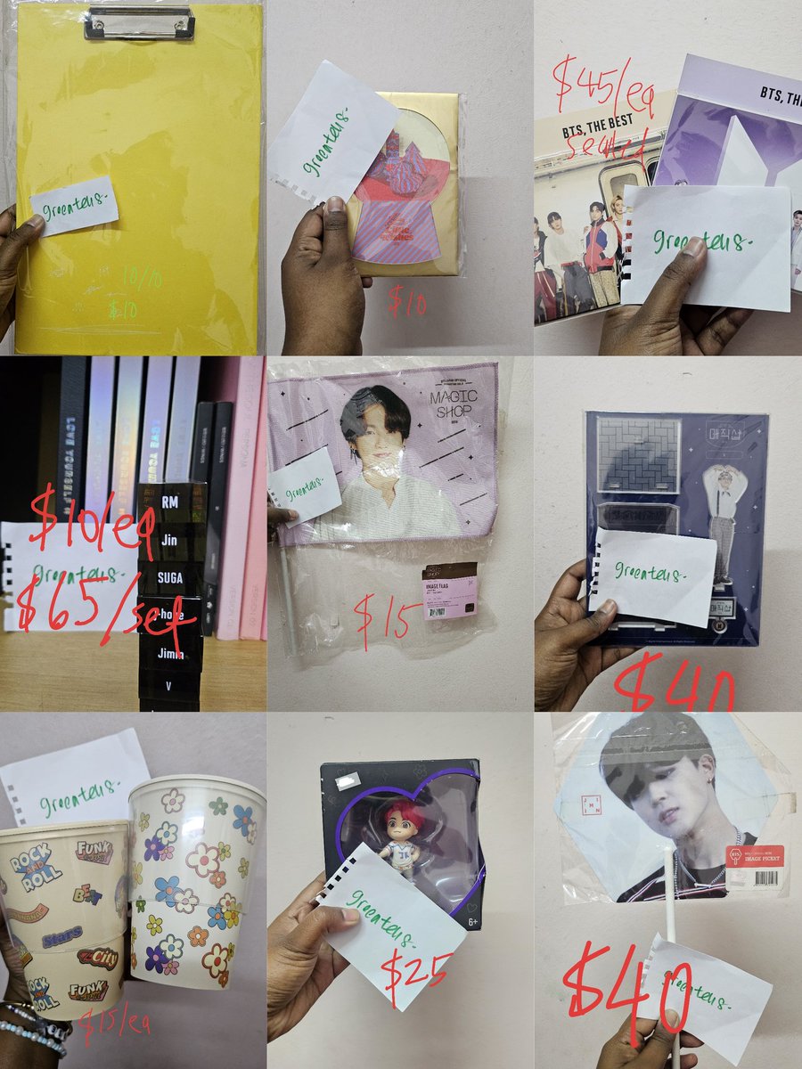 greenteh8's tweet photo. Price as stated
Exc postage
Please bump if I don't reply dm

NO RUSH POSTAGE 

#pasarBTS #myARMYjual
@pasarBTS
@BTSMarketMY 
@BTStrading_MY https://t.co/hfbPpL35SM