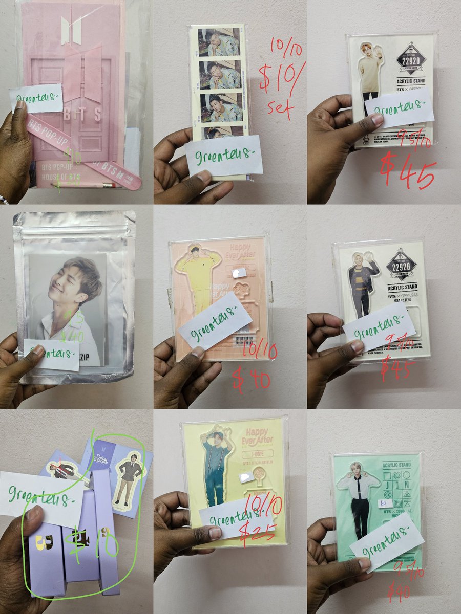 greenteh8's tweet photo. Price as stated
Exc postage
Please bump if I don't reply dm

NO RUSH POSTAGE 

#pasarBTS #myARMYjual
@pasarBTS
@BTSMarketMY 
@BTStrading_MY https://t.co/hfbPpL35SM