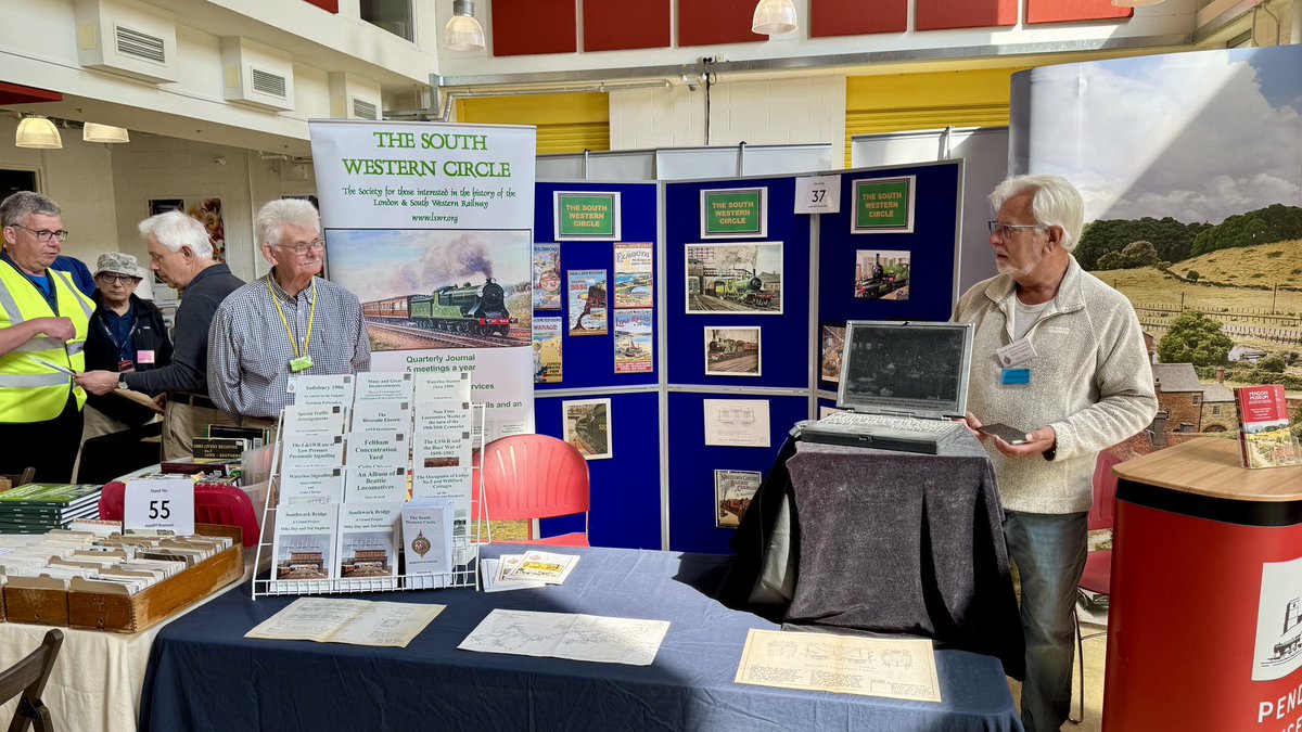 LSWR_SWC's tweet photo. We have our membership and sales at this weekends ExpoEM show. Note the new venue at Garth Hill College, 

Bull Lane, Bracknell RG42 2AD. 

Come along and say hello, if not a member already you can join at the show.

https://t.co/Ke36DGMK1Y https://t.co/166syO4xL1