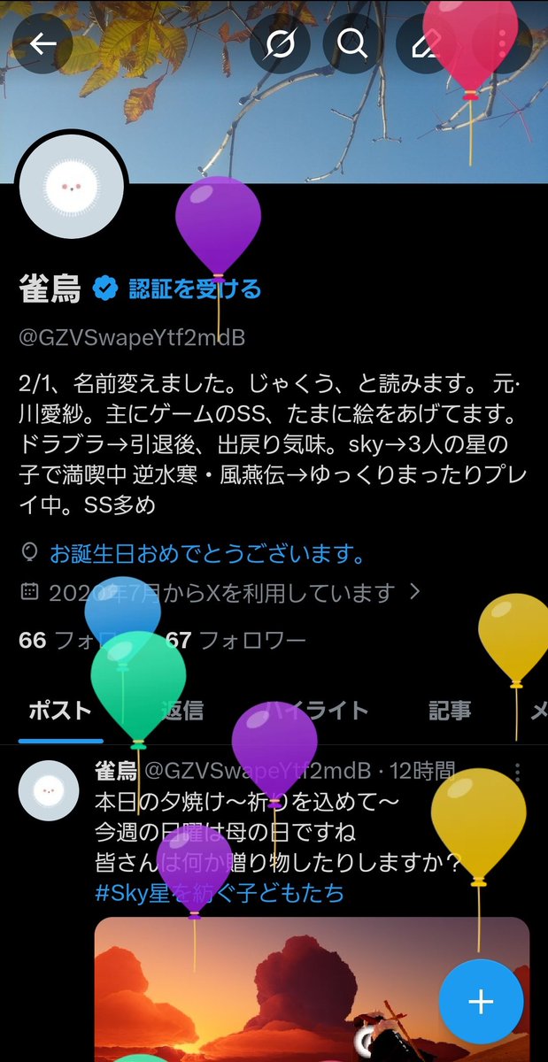 雀烏 tweet media