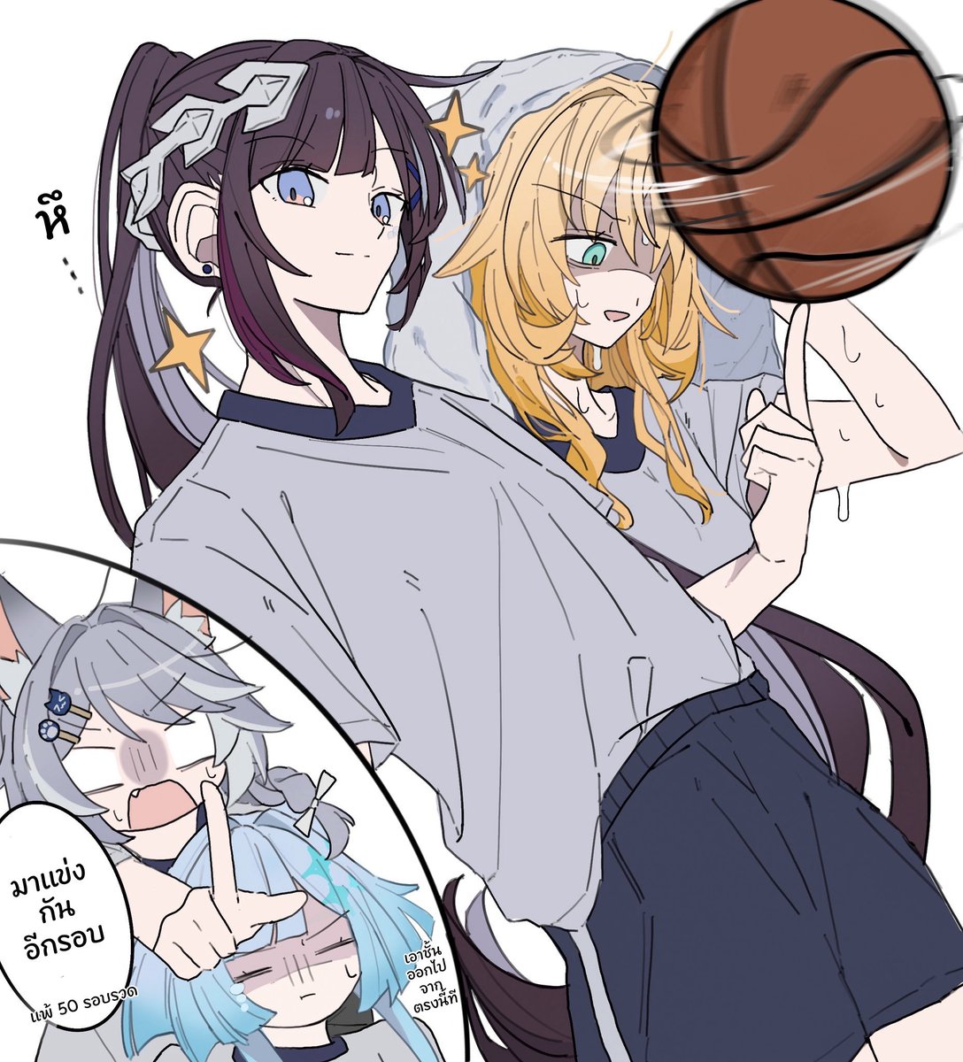 _Alan_KS's tweet photo. "การดวล?"  
แปลไทย โดยฉันเอง  
Art by : @niyuula https://t.co/CAuL9ZZ7AH