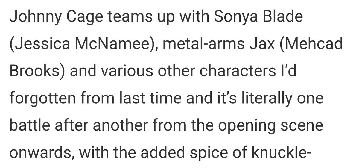 kold_vader's tweet photo. @HollywoodHandle I agree I read Eddie Harrisons review, dude doesn't know Mortal Kombat at all, so his review does mean fuck all . This extract shows exactly that https://t.co/SuSSxYERQU
