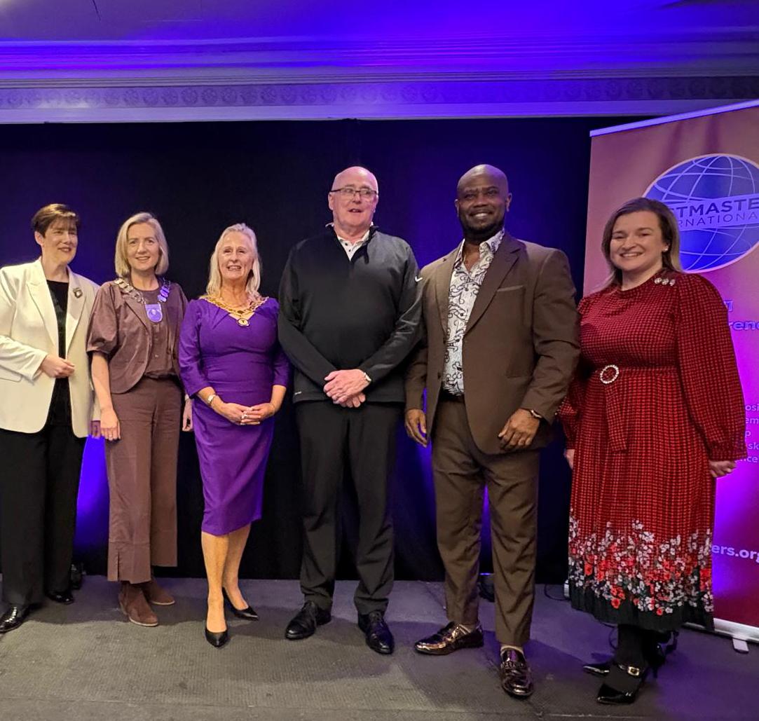 NormaFoleyTD1's tweet photo. Delighted to welcome visitors from all over Ireland, across the UK and beyond to the Toastmasters International District 71 Rose Conference at The Rose Hotel, Tralee. A weekend of conversation, competition, and camaraderie ahead. 🌹 https://t.co/sUHiiGSc8X