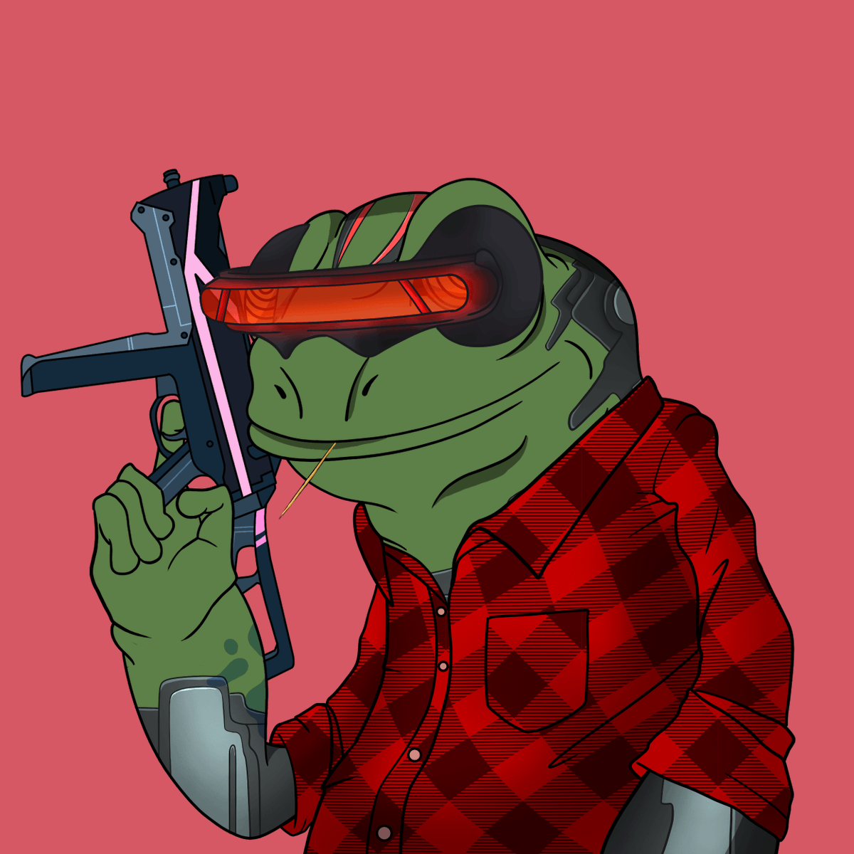 CF_UPDATE_BOT's tweet photo. Frog #1389 has evolved! @CyberFrogsNFT https://t.co/FE0wgpcale