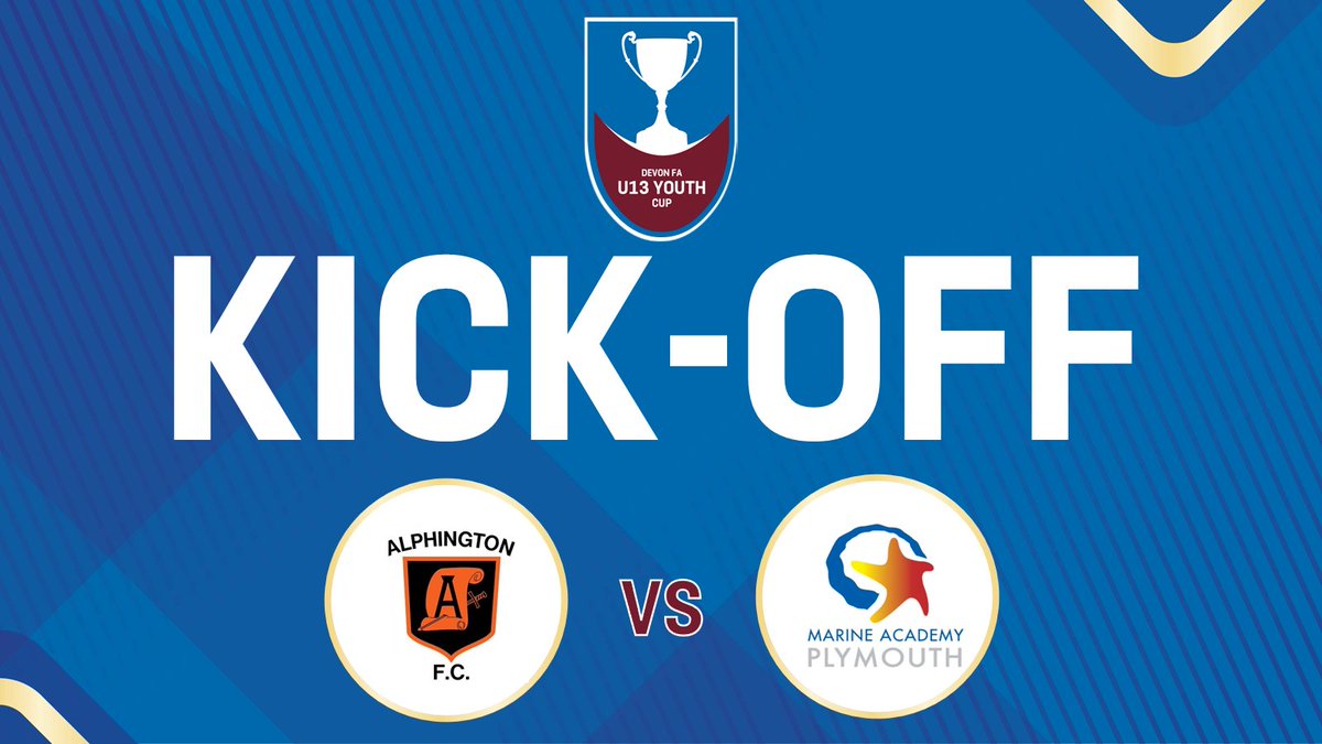 devon_fa's tweet photo. KICK OFF

We are away on Double-Header Saturday with @AlphingtonAFC U13's and @mapfootball U13's playing for county cup glory.

LIVE ON OUR YOUTUBE NOW!

#DevonFootball https://t.co/cGlqbYfQ4Q
