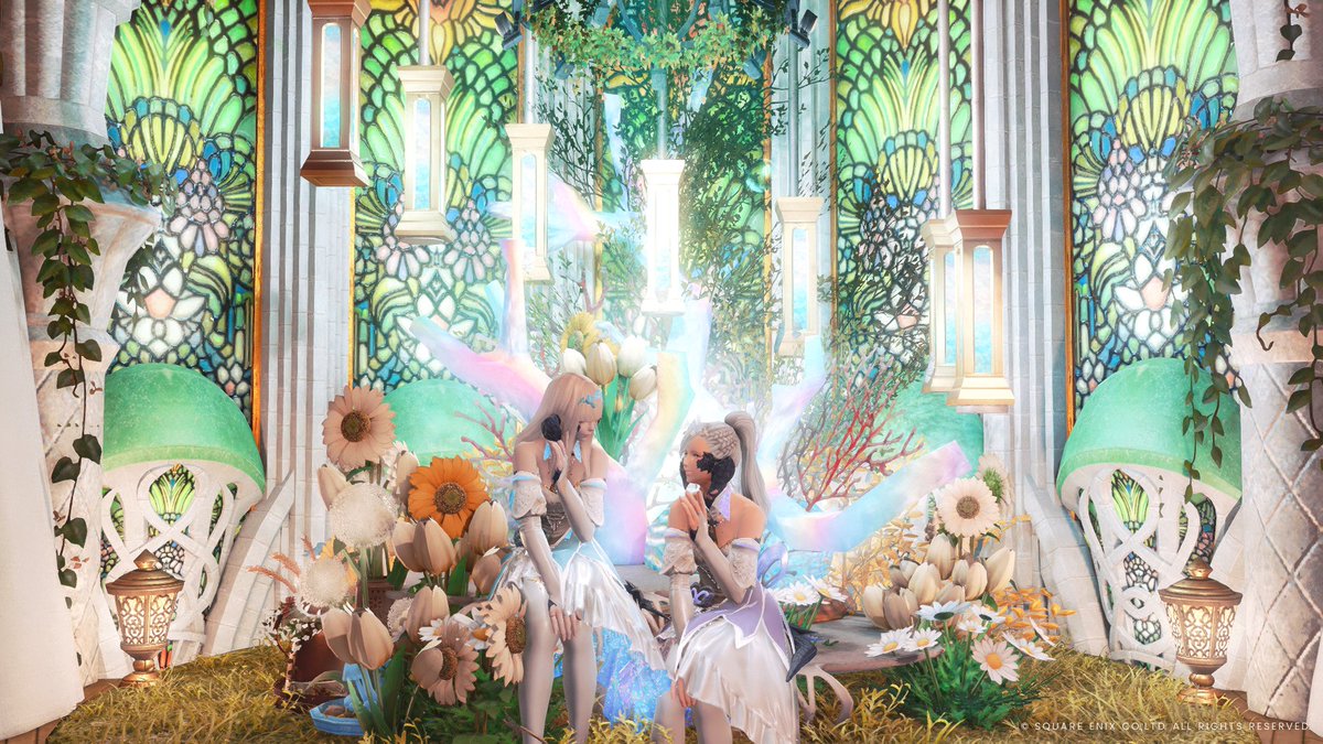 Amaimon_ff14's tweet photo. ここちゃんとの撮影会2軒目！！！
スフェーン様衣装合わせ綺麗すぎたし、ここちゃんの🦀⚫️ちゃんお姉様すぎてホントヤバかった(語彙力
1階と地下どちらも全く違う雰囲気で撮影がとっても楽しかったです😊

#FF14_pom　#蟹角ファン倶楽部 https://t.co/0KQFz1CHlg