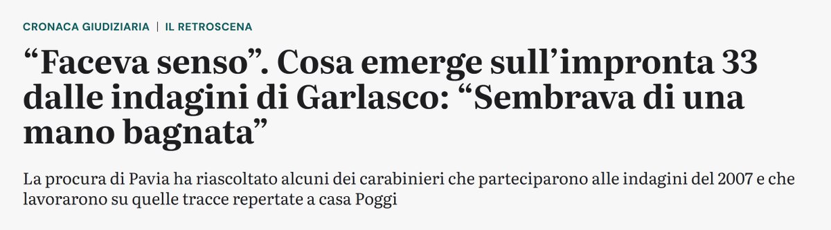 Si vede benissimo dalle goccioline che era bagnata.
Altro che "scendeva in cantina per i giochi".
 #Garlasco
