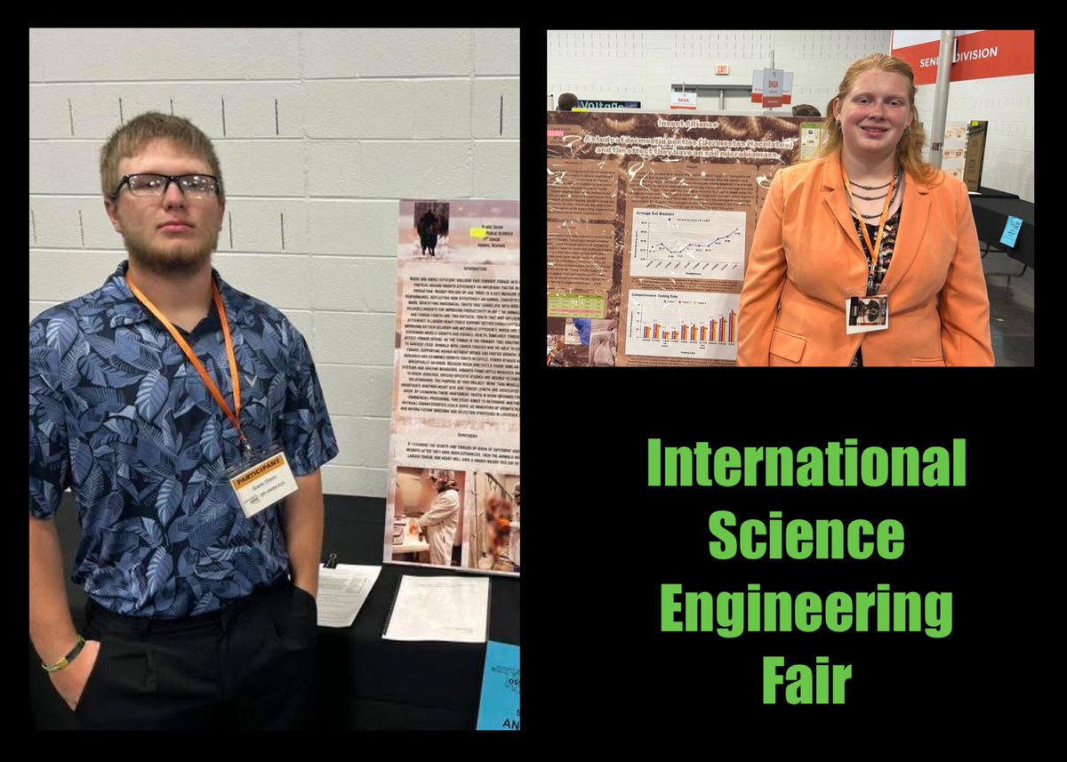 DavidCarriger's tweet photo. Good Luck to Slade Dixon and Caytie Couch at the International Science Fair in Phoenix. https://t.co/SpsQoMldtQ