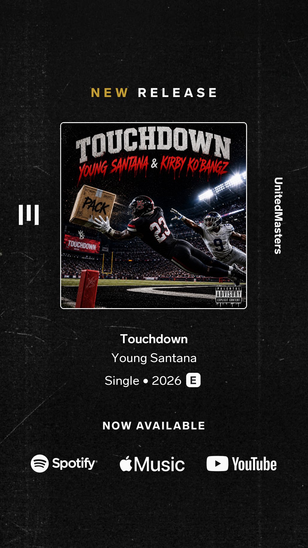 Young Santana - Touchdown https://t.co/GbcP6jlxAo https://t.co/AA7Yy8sV4d