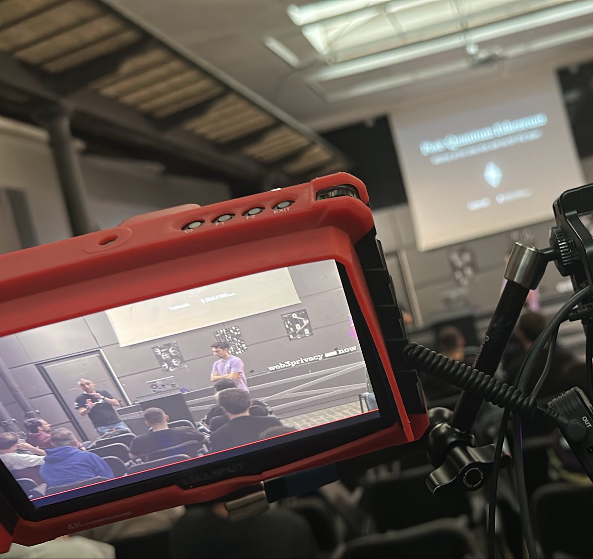 "Post Quantum Ethereum" organized yesterday by <a href="/urbeEth/">urbe.eth 🐺</a> and <a href="/matteoikari/">Matteoikari.eth</a> was a truly above-average event for our community and a special thanks to <a href="/asanso/">asanso</a> and <a href="/tcoratger/">Thomas Coratger</a> for making it simple and understandable for everyone!

The talks will soon be available online on the urbe.eth