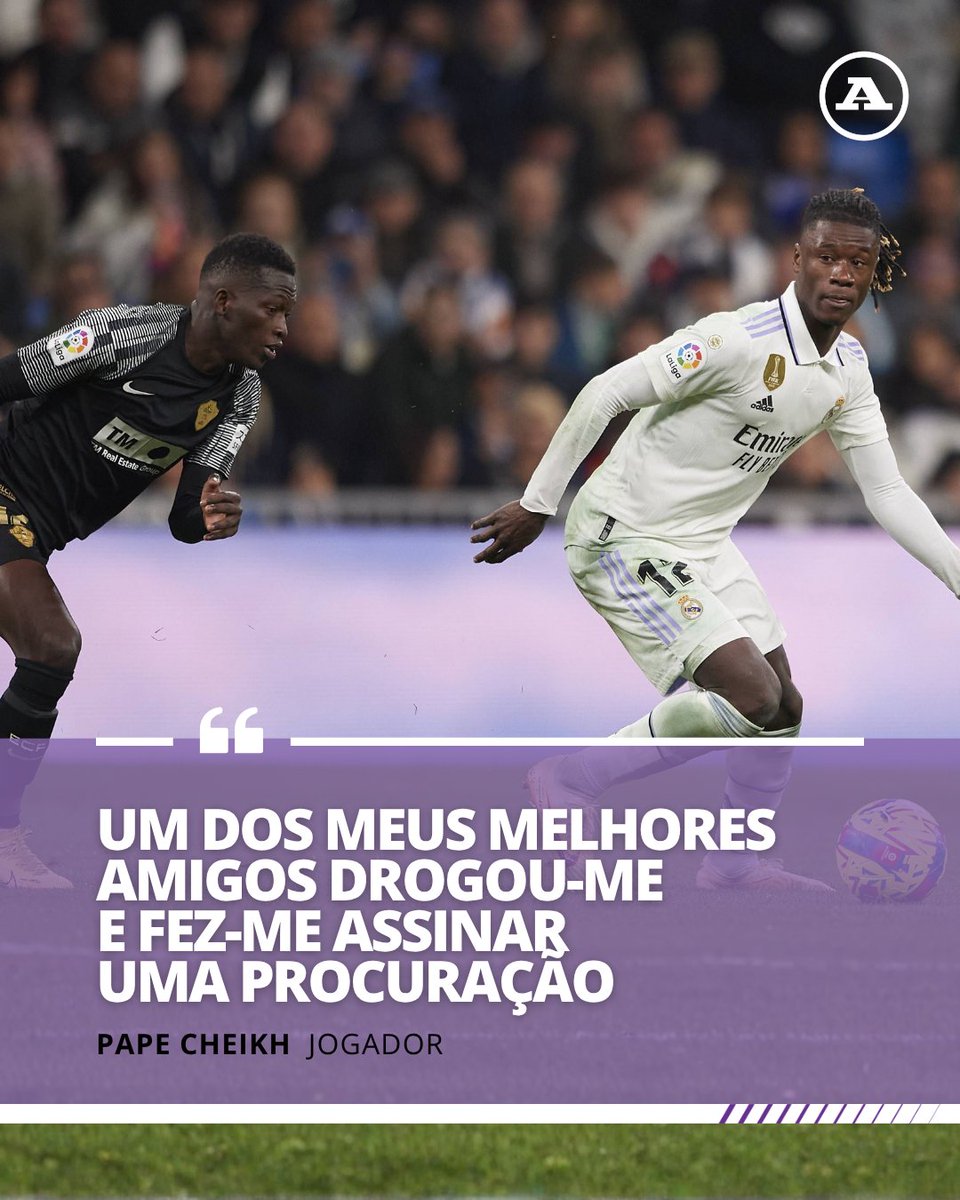 abolapt's tweet photo. Pape Cheikh foi traído por quem menos esperava e a história é de loucos! 😱
O médio revelou que um dos seus melhores amigos o drogou para o fazer assinar uma procuração. O resultado? Roubaram-lhe dois estabelecimentos e um BMW! 🚗💨
#papecheikh https://t.co/A4Bpk0NTmP