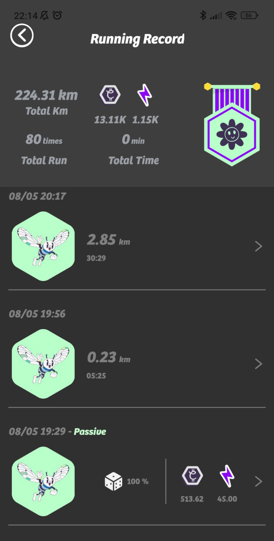 neocyclopi's tweet photo. Sometimes, No Time for a Full #Walk
@The_Life_Bomb🌱 #PassiveMode
🪙 Daily Earnings: 513.62 $CATKN 🐝
✕ Guardian Bonus Disabled this Time
🚶 Few km for #ProgressOfTheWeek & #SeasonPass Weekly Challenge
#Life2Earn #M2E Without Move https://t.co/72evsWEaaM