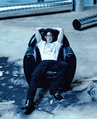 Hyunjin of Stray Kids is hot like the summer in new photos for GQ Korea x Dior.