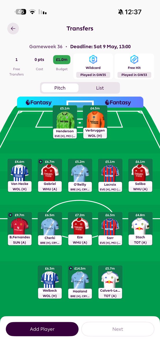 Fahad21____'s tweet photo. @FPL_UCF كيف ممكن ادخل ساكا للجولة القادمه؟ https://t.co/KbiQOvxT9h