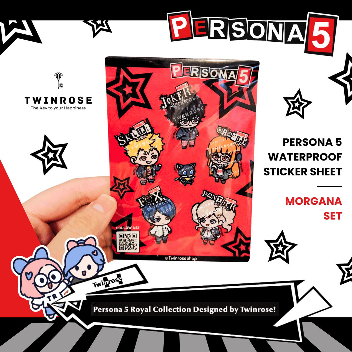 TwinroseShop's tweet photo. And for those of you who like accessorizing and designing your everyday items, we have Persona 5 stickers and pin badges too!

Shopee PH:
https://t.co/Ztyefcb38L

International Shipping:
https://t.co/qbEiKcPIKA

#persona5 #persona #persona5royal https://t.co/oVvg6aMt89