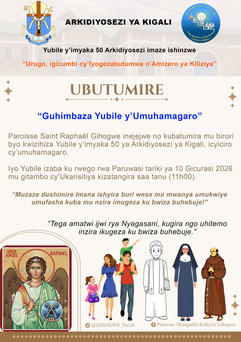 Paroisse Catholique Saint Raphael GIHOGWE tweet media