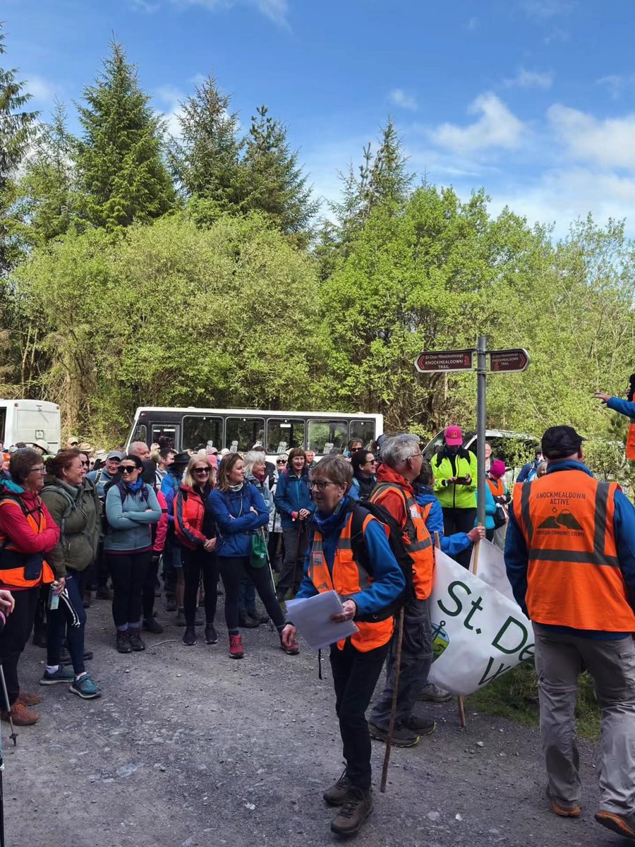 StDeclansWay's tweet photo. From the bustle of registration to the shelter of the trees at Knockballiniry Trailhead.

A few final words and then Stage 3 begins its climb into the Knockmealdowns.

#stdeclansway #irishcamino https://t.co/3OEofb1iVu