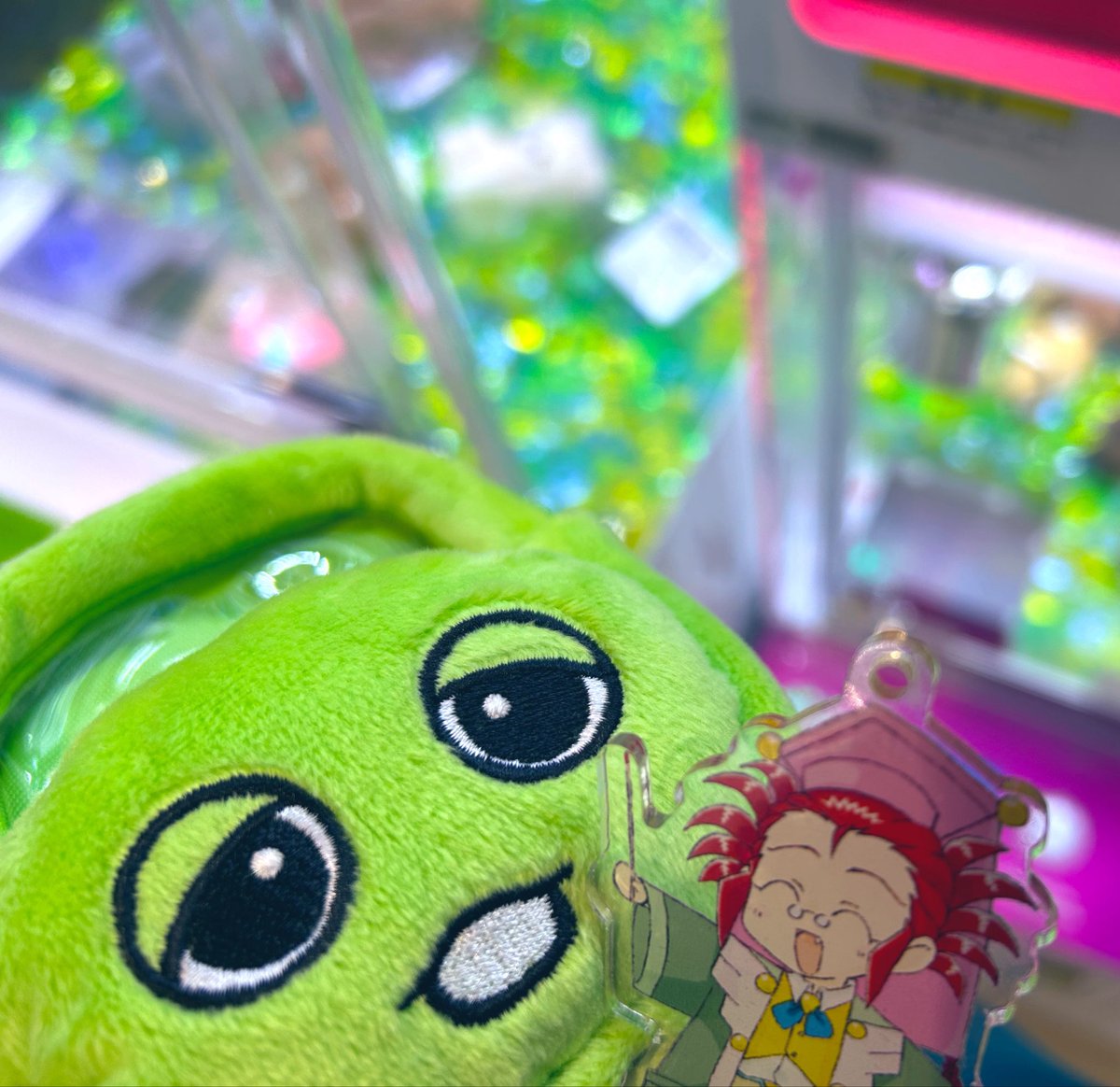 ガチャピンさんゲット╭( ・ㅂ・)و ̑̑ ｸﾞｯ !