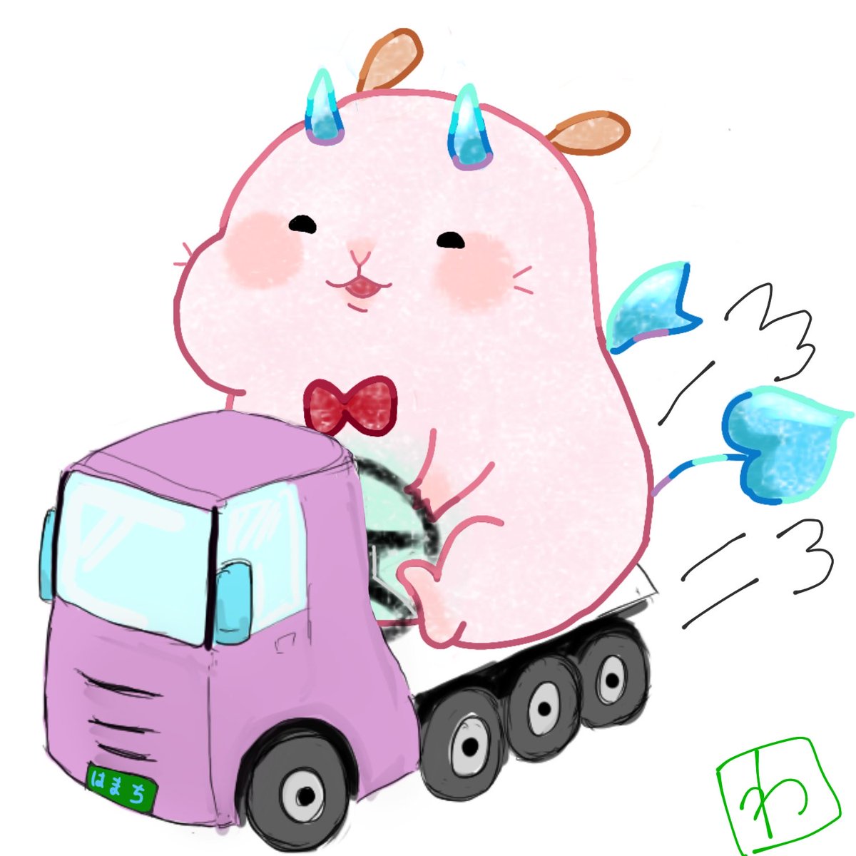 はまちさん🩷🐹😈🩵です tweet media