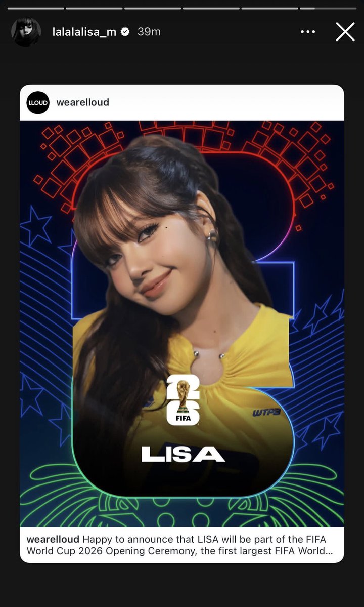 #LISA’s instagram story!