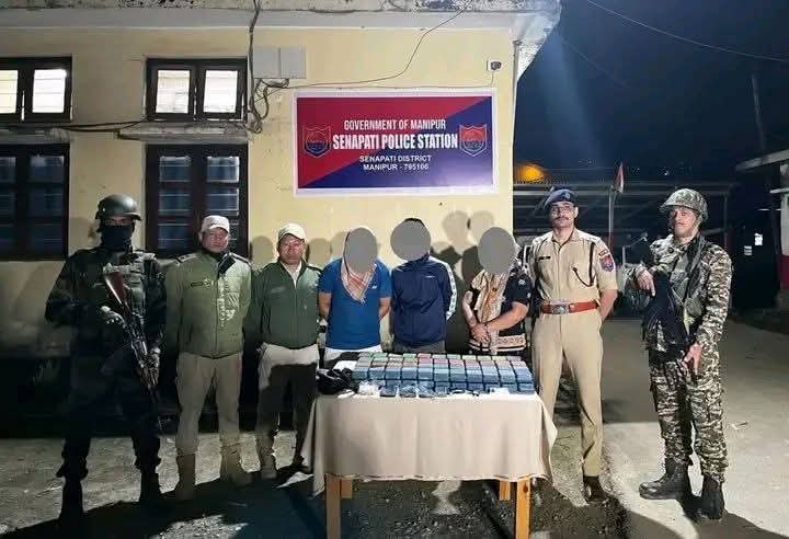 #Kuki Women Union General Secretary, Nemneilhing Haokip @ Neinu haokip  (42) of Saikul Bazar, Kangpokpi district Arrested With 99 (Ninety Nine) soap cases of suspected Brown Sugar weighing 1.140 kgs on 07.05.2026, at Senapati district.
Nothing to surprise <a href="/DrLamtinthangHk/">Dr. Lamtinthang Haokip</a>