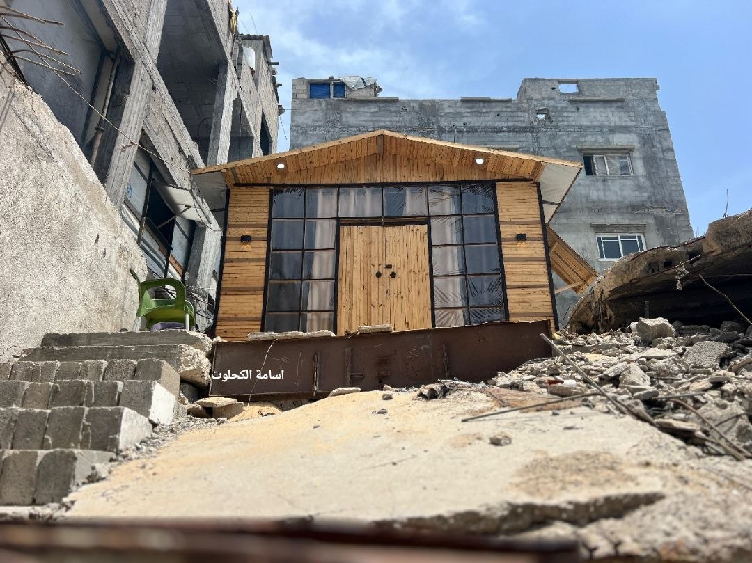 Alaa Built Factory Citizen Alaa Joudeh, a construction contractor, built a wooden cabin ...