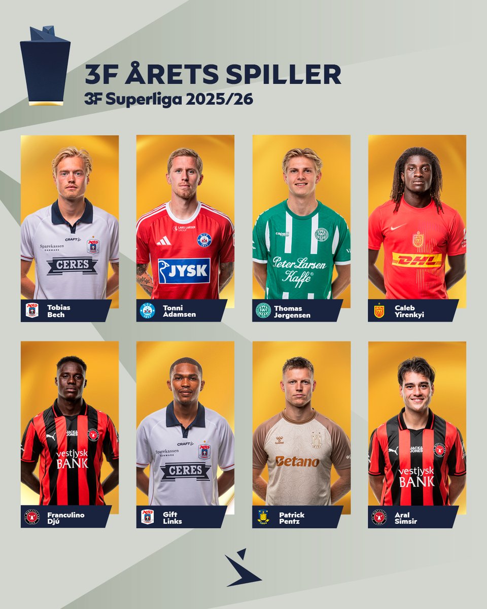 Gift Links (27) has been nominated for the Danish Superliga Footballer of the Season. 🇿🇦✨

An integral part of the AGF Aarhus squad who are on the brink of their first league title since 1986.