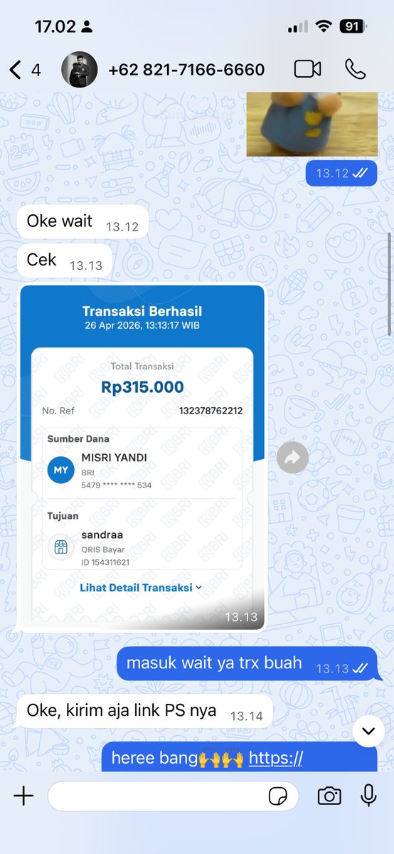 manliee slr ke wa link di bio tweet media