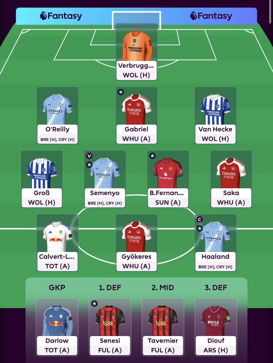 FPLScott_'s tweet photo. GW36 🔒

If you gave me another week I still wouldn't have been able to decide if you bench DCL or Senesi.

Hope Senesi doesn't ruin my rank again 🥵 https://t.co/XTKyMVc0H7