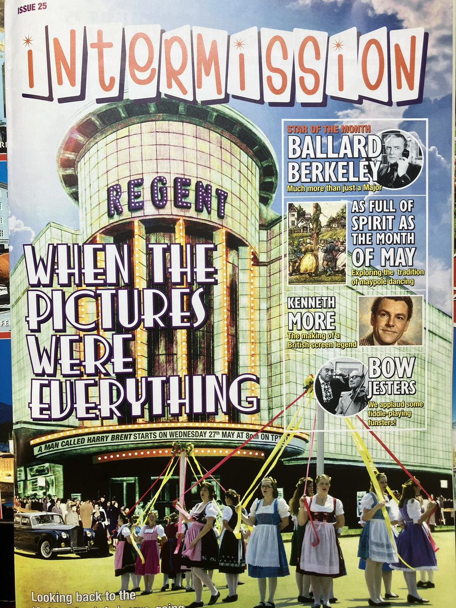 NeilClark66's tweet photo. Morning Fawlty! I have a piece on that delightful actor Ballard Berkeley aka the Major in Fawlty Towers, in the latest edition of INTERMISSION, the glossy monthly magazine of @TalkingPicsTV 
Also articles by me on Robert Louis Stevenson, Paul Temple, the last of the Lancashire Cotton Queens and Adolphe Sax, inventor of the saxophone. If you love film & tv history do consider taking out a subscription  (it’s only £5 a copy P & P included)-  it’s a great read and a great way of supporting the wonderful @TalkingPicsTV @Renown_Pictures