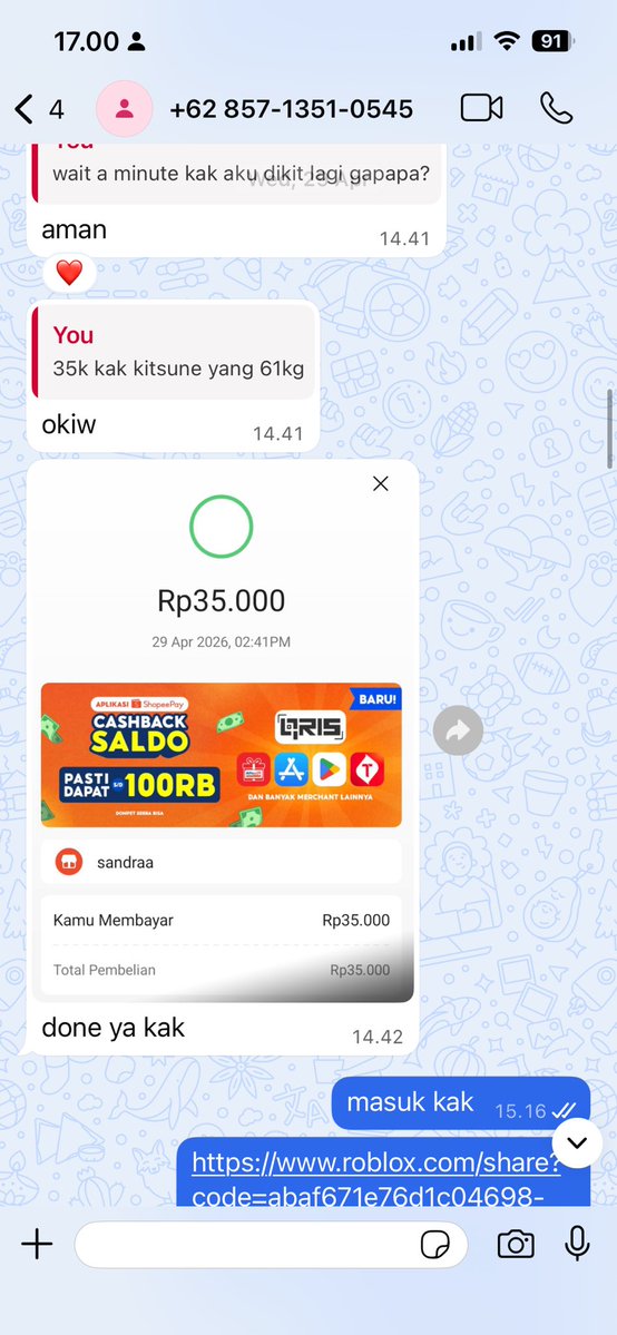 manliee slr ke wa link di bio tweet media