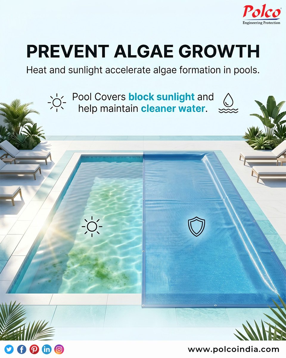 Polco_India's tweet photo. 🏊‍♂️ Keep your pool protected in style! ✨

Looking for the perfect solution to keep your swimming pool clean, safe, and ready to use anytime? Our swimming pool cover with Polco is designed for durability, protection, and convenience 
#swimmingpool #poolcover #swimmingpoolcover https://t.co/r0skxMKEOh