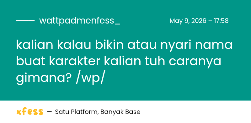 wattpadmenfess /wp/ tweet media
