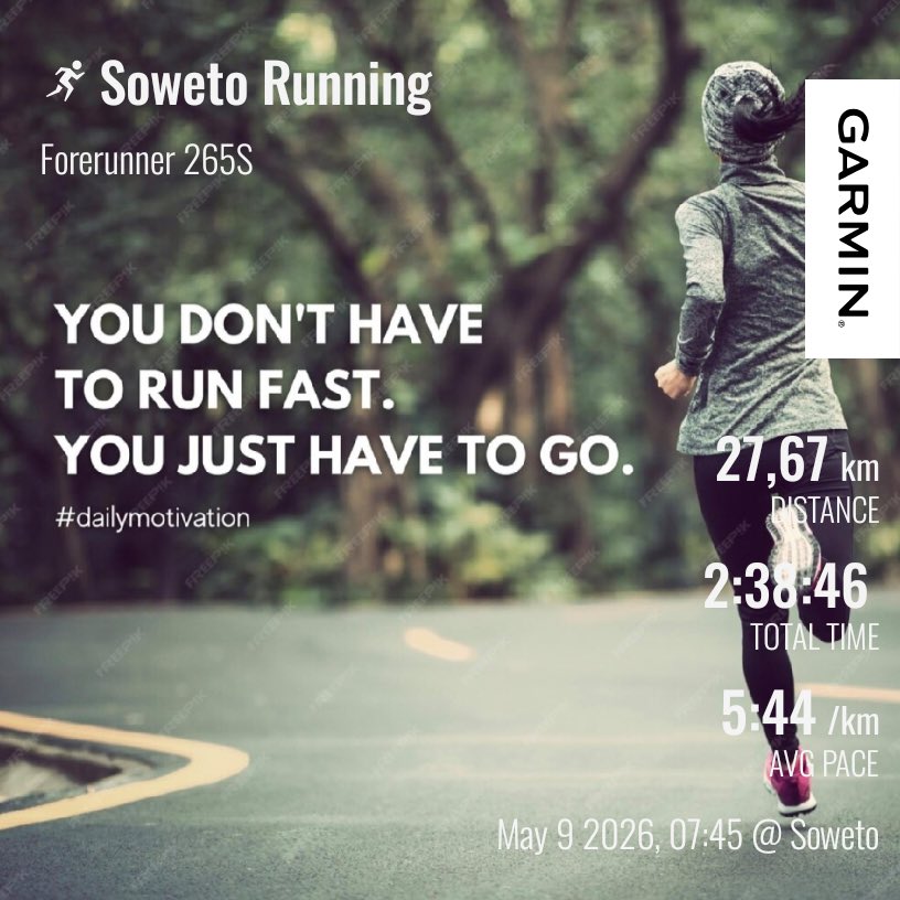 HD6300's tweet photo. Saturday Morning Run 
#FetchYourBody2026
#RunningWithTumiSole
#IChoose2Bactive
#Fitness
#IPaintedMyRun
#TrapnLos https://t.co/00lH4ndV0V