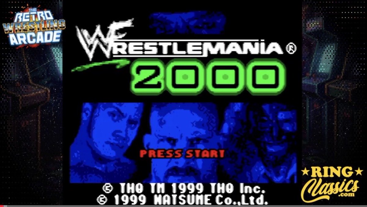 retrogiles's tweet photo. Check out the latest episode of The Retro Wrestling Arcade available now on the @ringclassics app. 

On this episode I am going for gold at Wrestlemania 2000 via the Nintendo GameBoy. https://t.co/bFKTL1Mtmr