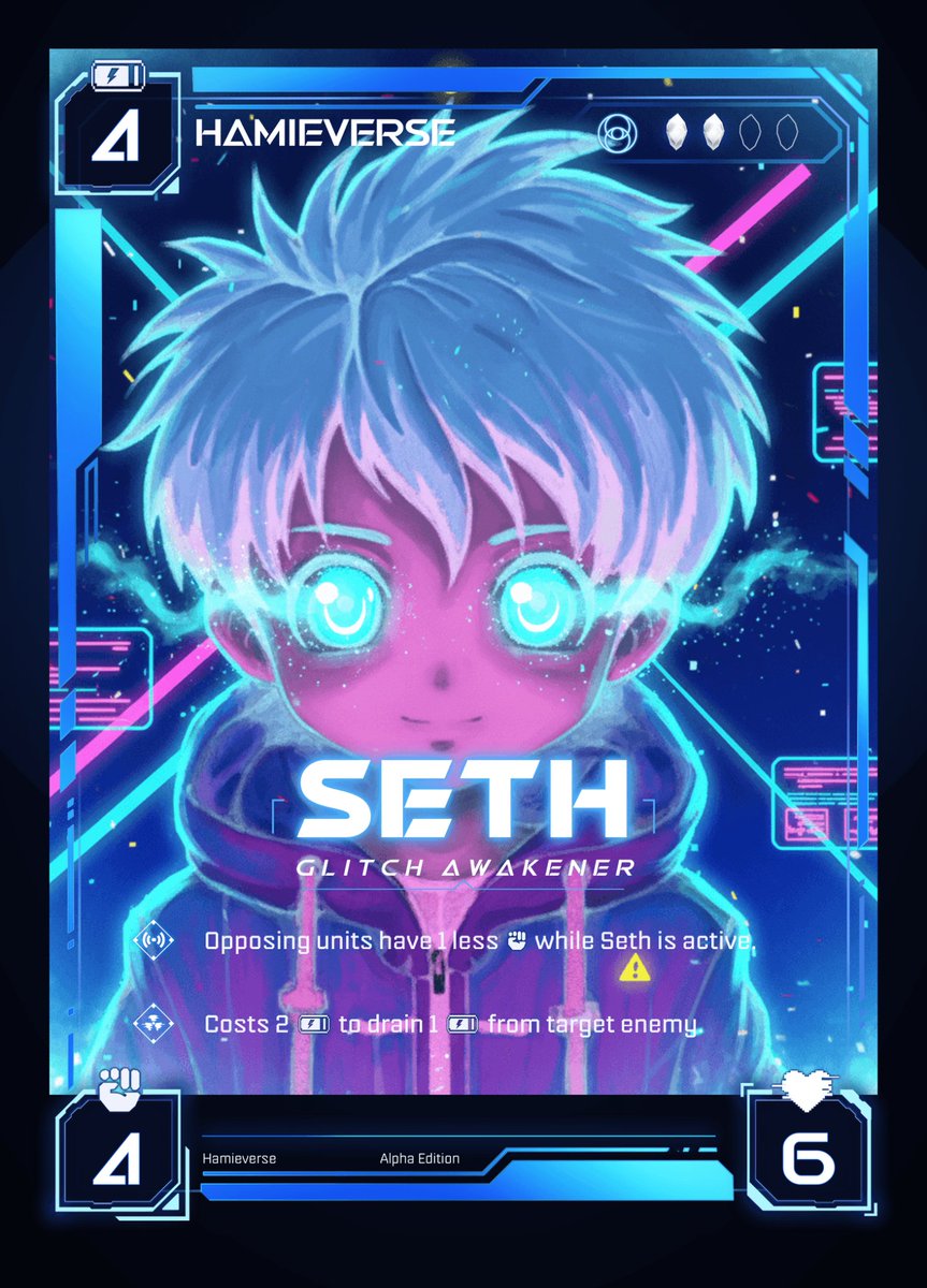 Callme_Seth22's tweet photo. Glitch Awakener SETH has entered the grid!
The system tried to freeze me… so I glitched the entire matrix.
All opponents feel the frost drain. Liberators rewrite the code!
Who’s running with me? @hamieverse #Hamieverse #Liberators https://t.co/glzbGj8NHz