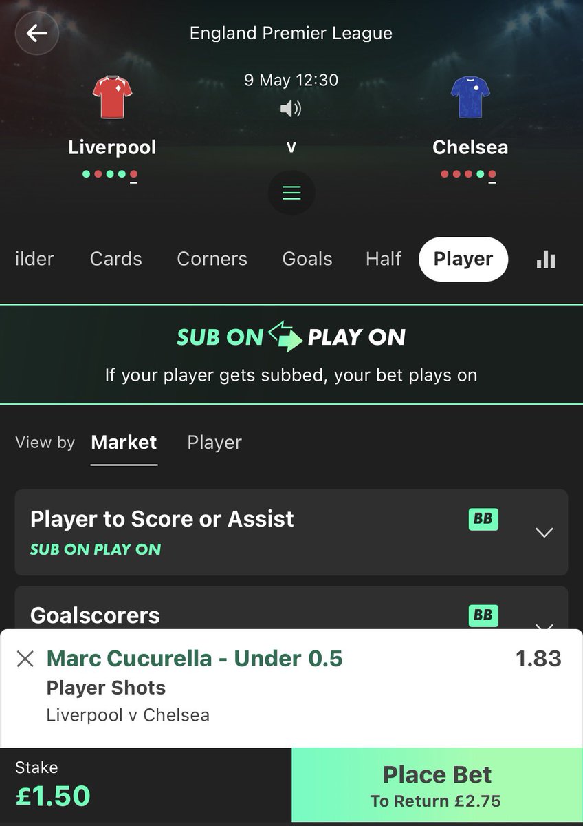 Match Day Bets tweet media