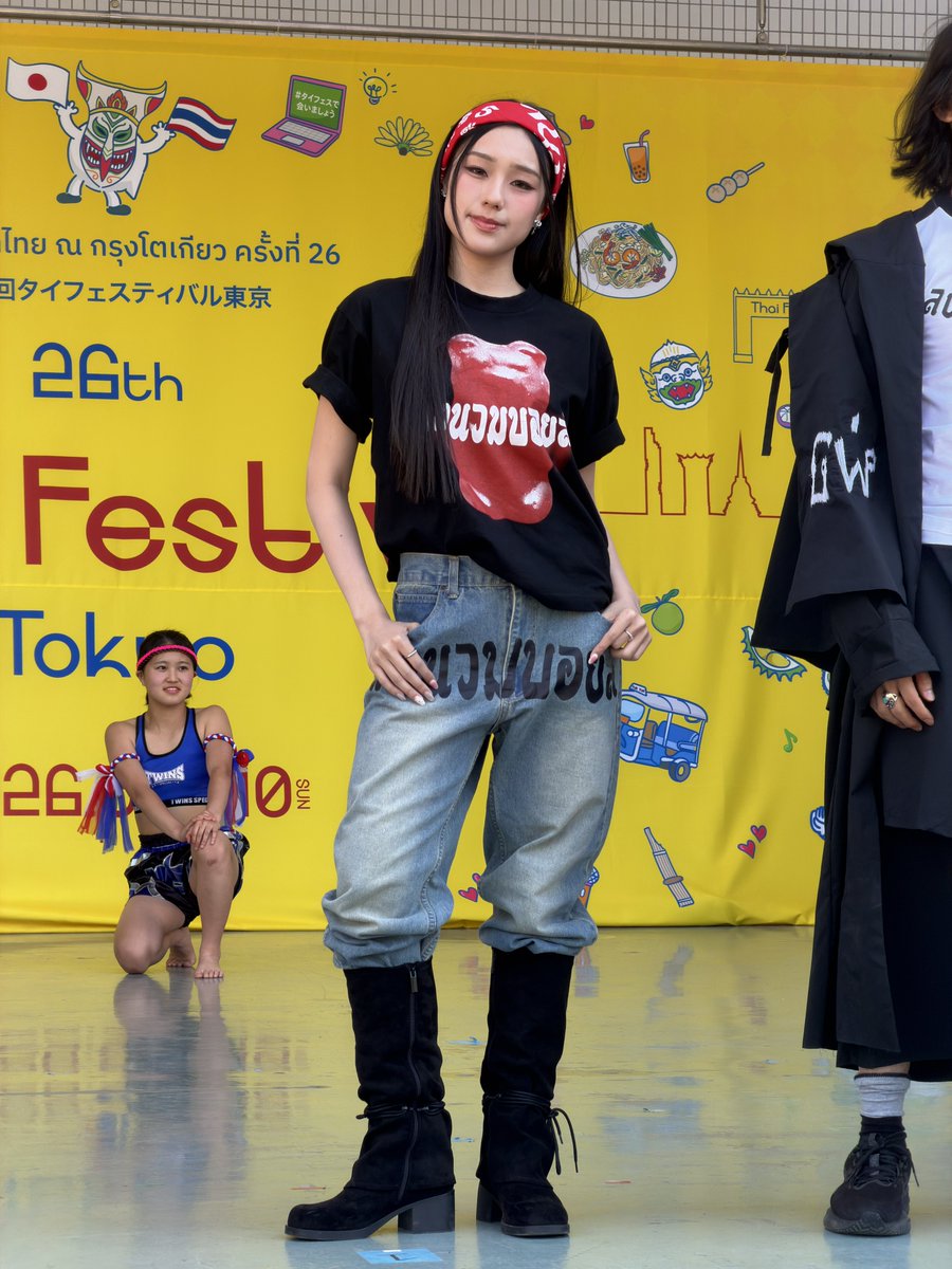 モデルのChelseaちゃん🤍 #THAIFESTIVALTOKYO2026xFELIZZ