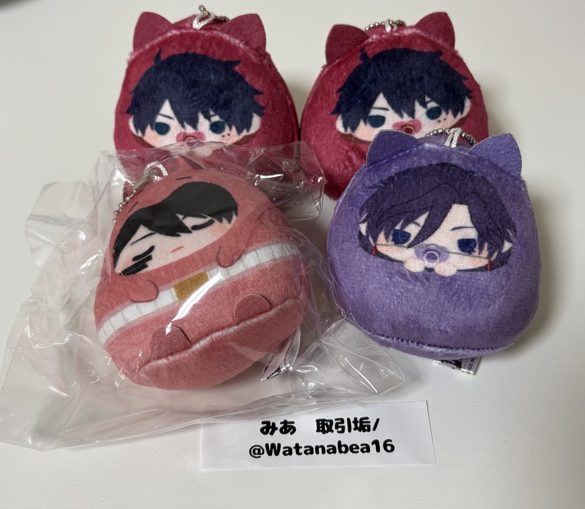 Watanabea16's tweet photo. 【交換/お取引白紙分】桃源暗鬼　てのりんずコレクション

求:皇后崎迅

譲: 一ノ瀬四季（2）、桃華月詠（1）
無陀野（特典）

検索からでもお気軽にお声がけください https://t.co/QeePbSnqgg