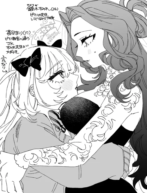 #創作百合

昔描いた百合をリメイクしました 