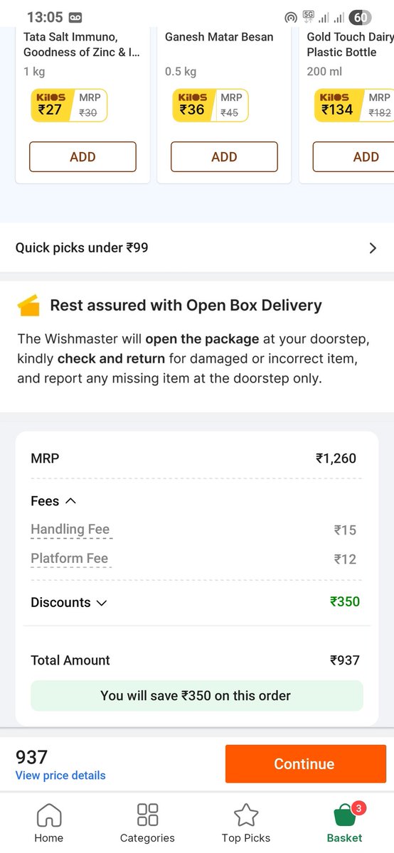 SobhanKumarMah2's tweet photo. @Flipkart Why did you take platform fees and handling fees? No other e commerce company will take as per your concerns. @flipkartsupport always tell to contact via dm but no reply in particulate they had given. Why did you promote your company if they will not satisfy the customer query? https://t.co/x5oB7PeZUY