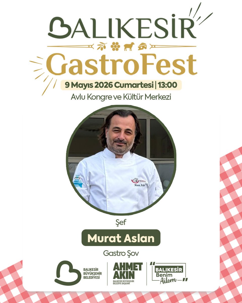 ahmetakin's tweet photo. Balıkesir’imizde lezzet, kültür ve coşku dolu GastroFest heyecanı ikinci gününde de tüm enerjisiyle devam ediyor! 🍽️✨

Birbirinden özel şefler, söyleşiler, atölyeler, gastro şovlar ve konserlerle Avlu bugün de hemşehrilerimizin buluşma noktası olacak.

Bu güzel atmosferi, aynı sofranın bereketini ve Balıkesir’imizin eşsiz lezzetlerini hep birlikte yaşamaya devam ediyoruz. 🩵