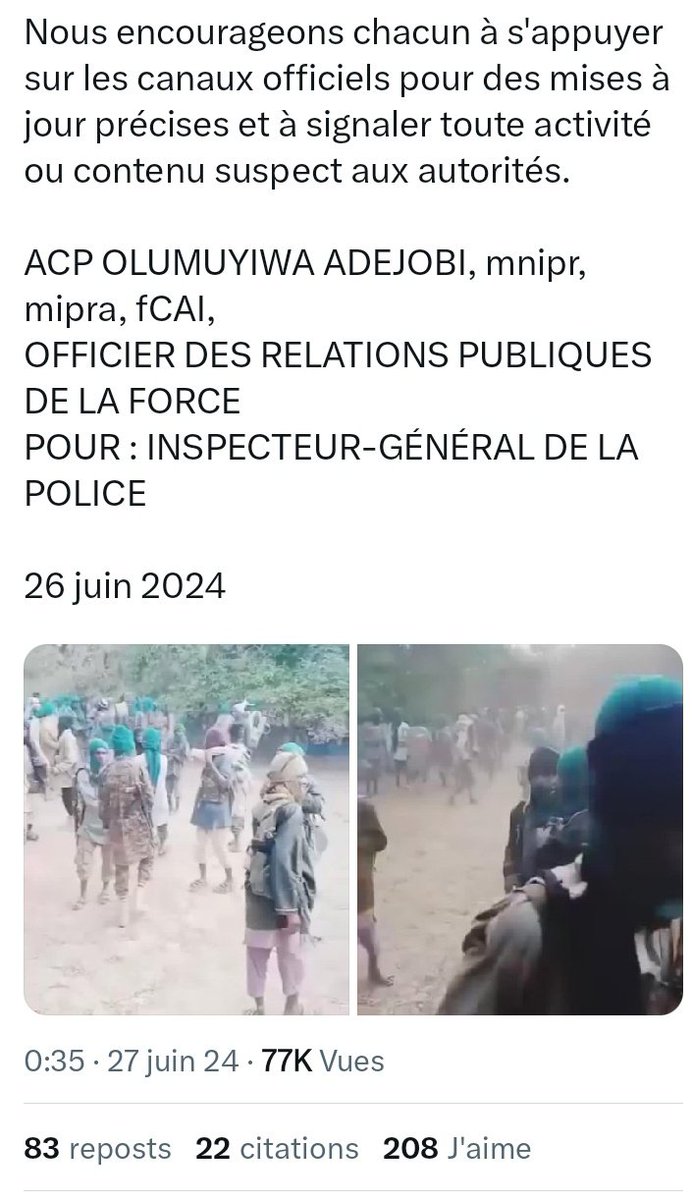 TrascoMed's tweet photo. Fake New 
À signaler massivement 
@AiglesDuMali_ 
@NationMali 
@CheickIbtidiani https://t.co/SazcdTQbJV